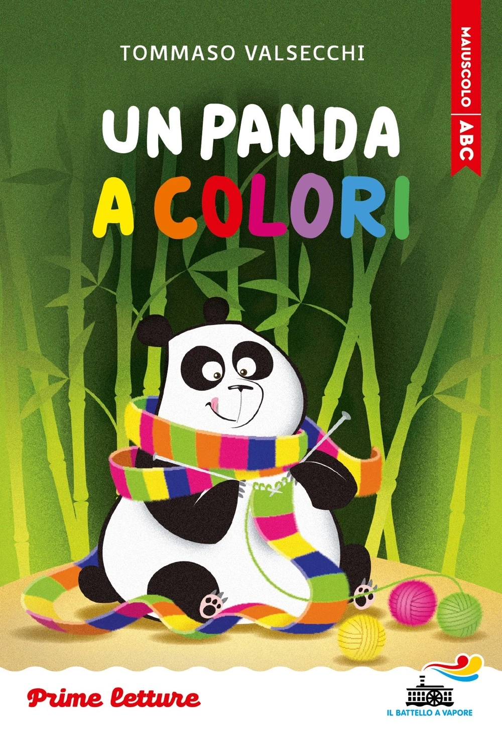 Un panda a colori – stampatello maiuscolo